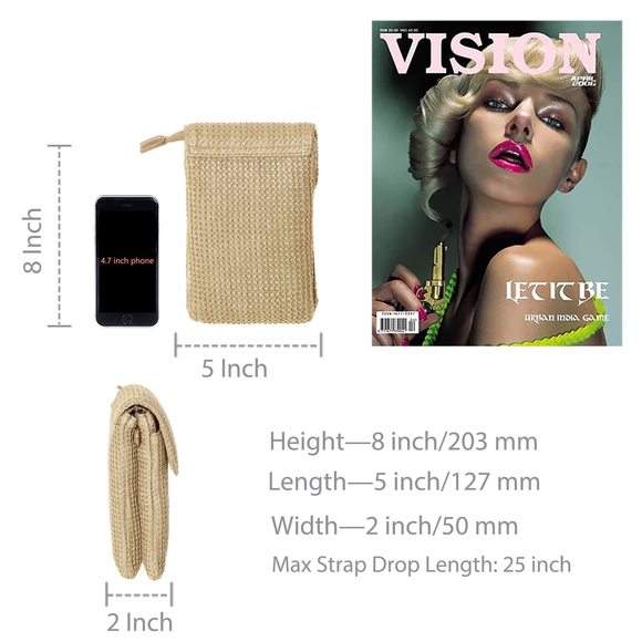 Straw Small Summer Purses Crossbody Purse Beach Bags Everyday ^-^ - Picture 3 of 6